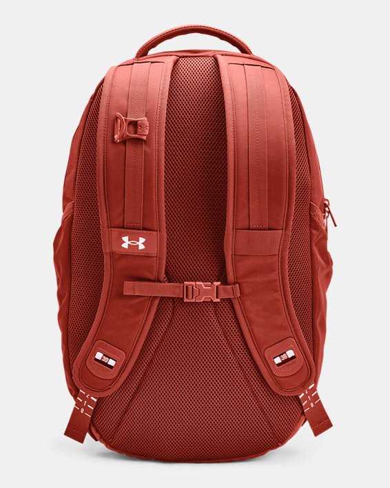 UA Hustle Pro Backpack, Orange, pdpMainDesktop image number 1
